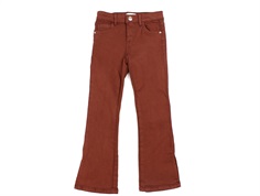 Kids ONLY cherry mahogany flared split trousers